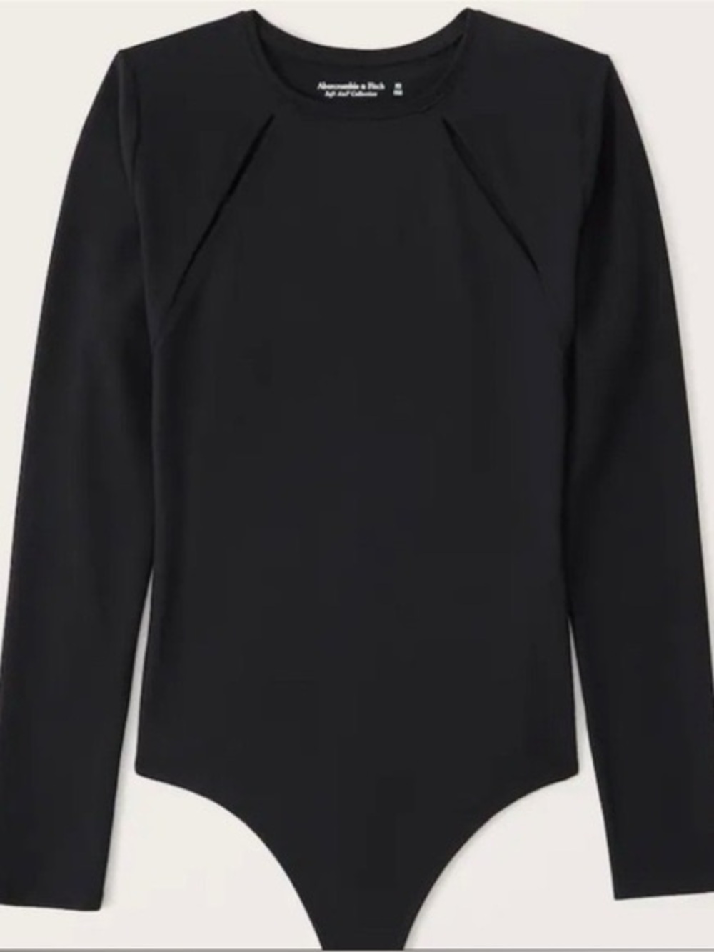 Abercrombie & Fitch Soft A&F Women XS Black Sleeveless Cutout Bodysuit